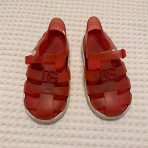 Dolce & Gabbana Kids Bright Red Sandals